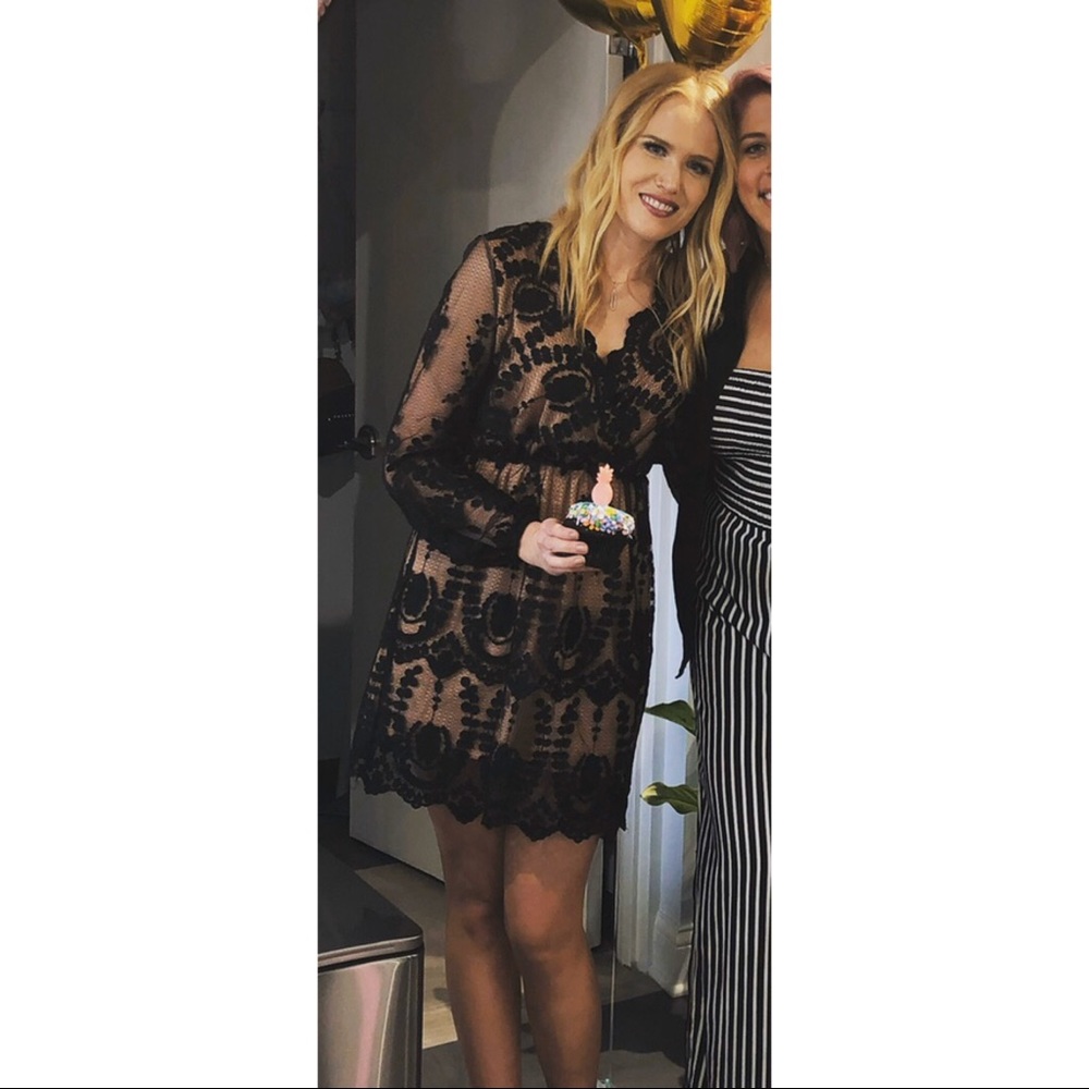 Black Lace Cocktail Dress